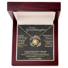 Keep Me In Your Heart - Love Knot Necklace